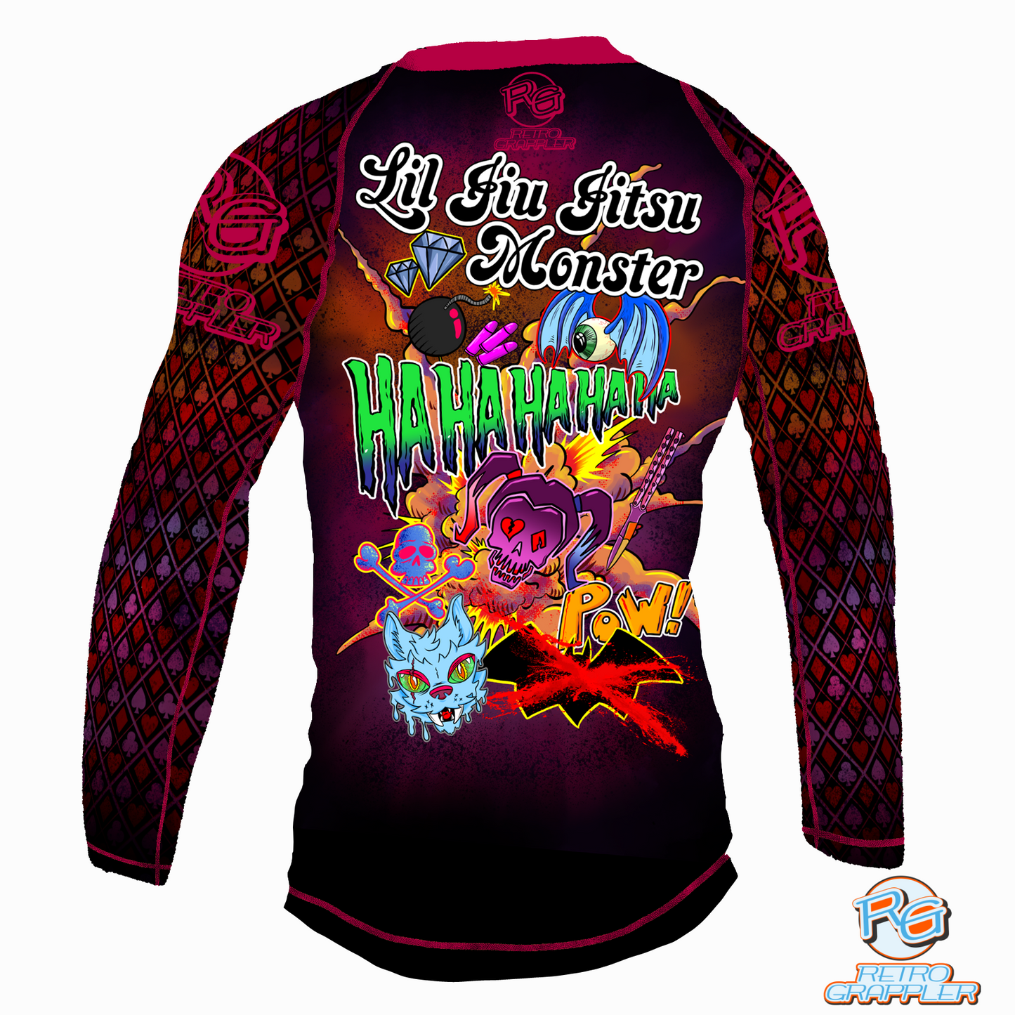 Lil Jiu Jitsu Monster Rash Guard