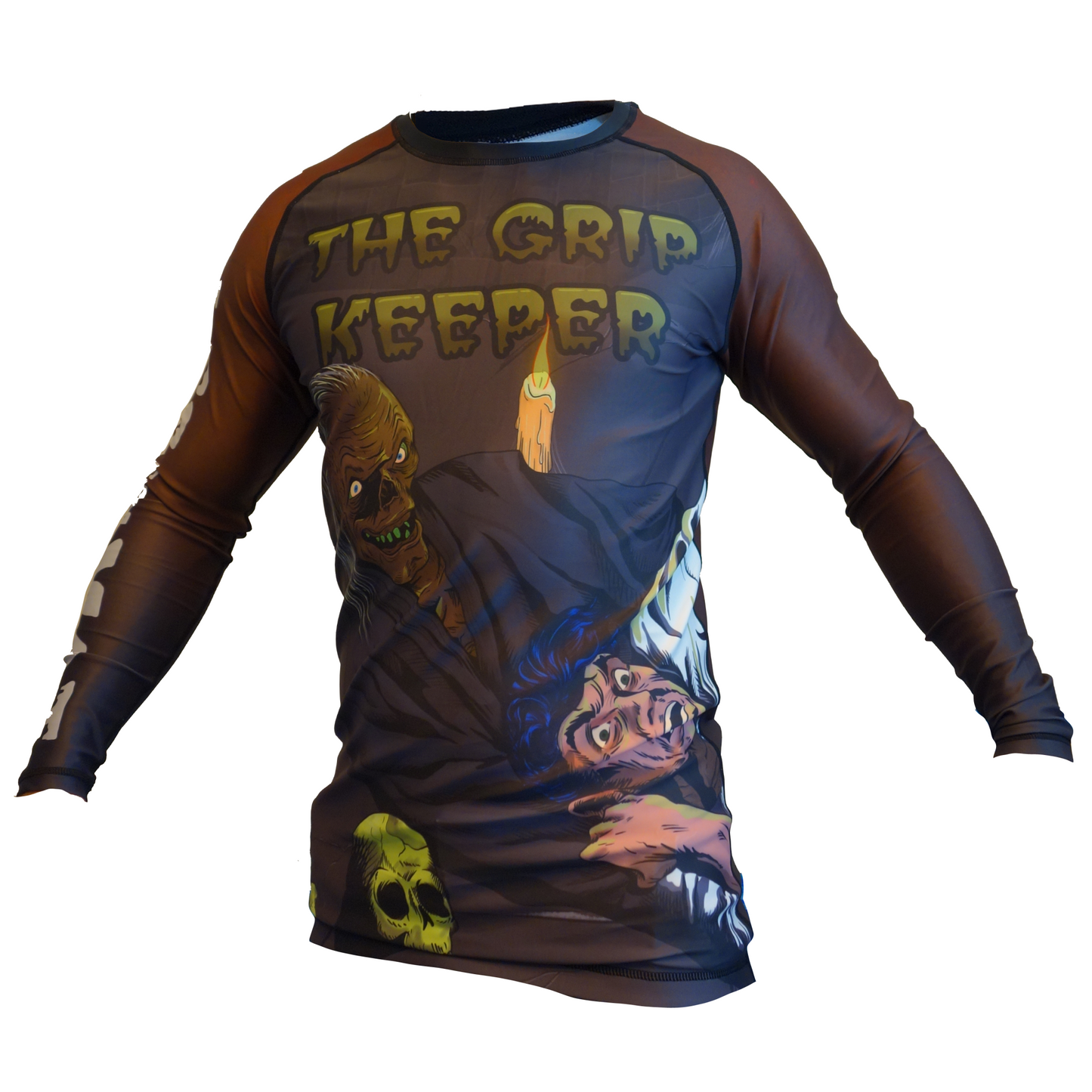 grip keeper horror bjj rash guard