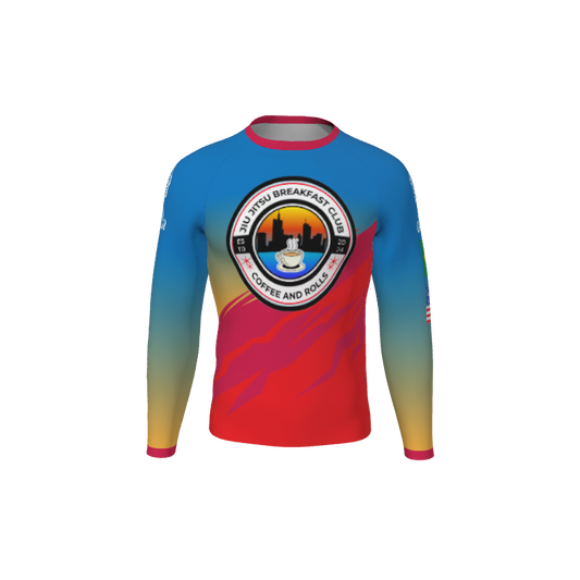 Retro Grappler Custom Magnus Long Sleeve Rash Guard. (x 5)