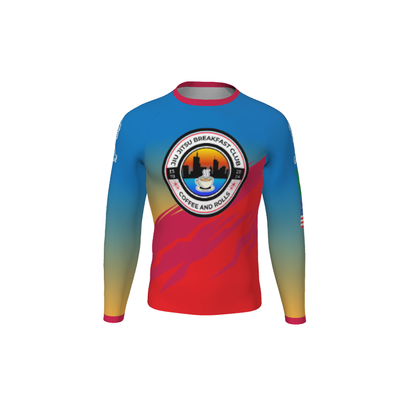 Retro Grappler Custom Magnus Long Sleeve Rash Guard. (x 11)