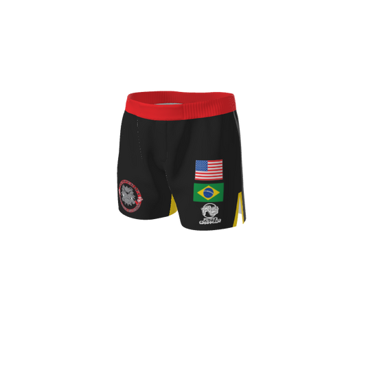 Retro Grappler Custom Solid Color Grappling Short Grappling or Muay Thai Shorts. (x 2)