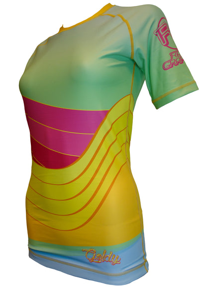 Golden Waves BJJ Rash Guard