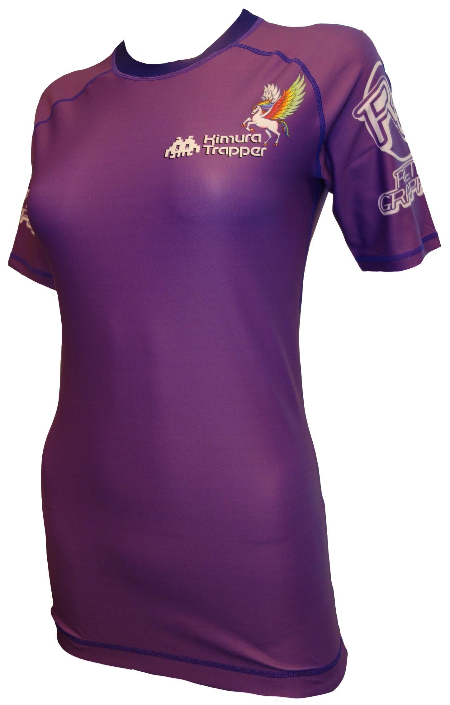 Kimura Trapper Purple Pegasus Rash Guard