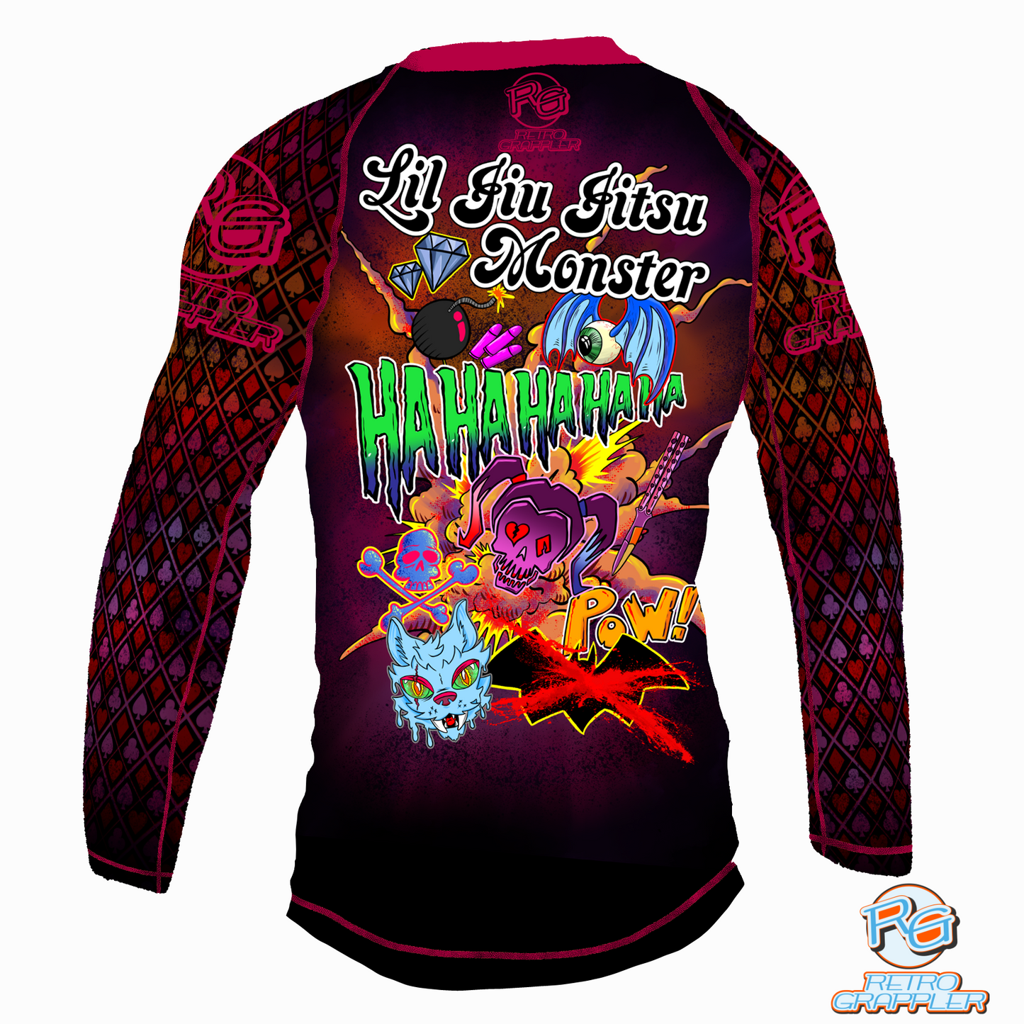 Lil Jiu Jitsu Monster Rashguard