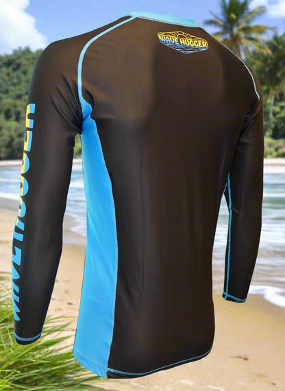 Wave Hugger Blue Panel Rash Guard