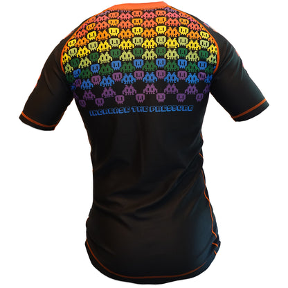 rainbow 8bit affordable rash guard