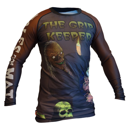 grip keeper horror bjj rash guard